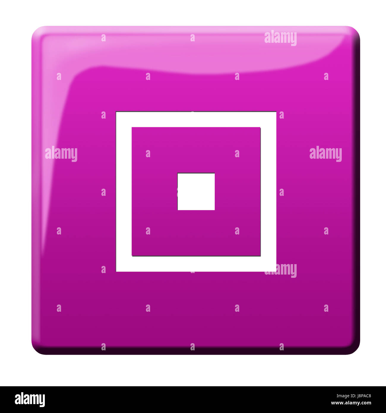 symbolisch, Schalter, Taste, Dot, Piktogramm, Symbol, Piktogramm, Handel Stockfoto