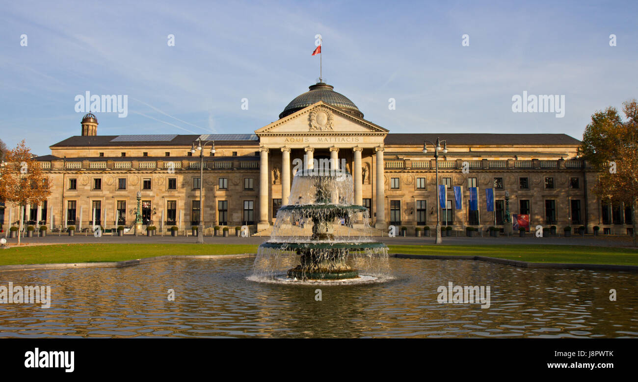 Casino, Deutschland, Bundesrepublik Deutschland, Klassik, Baustil, Stockfoto
