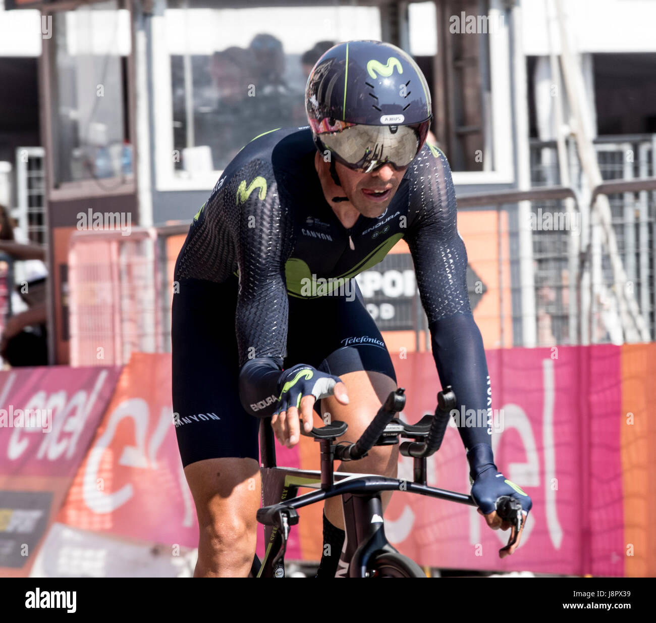 Milano, Italien 28. Mai 2017. Die letzte Phase der 100. Giro d ' Italia. Tom Dumoulin gewinnt das 100. Giro d ' Italia Stockfoto