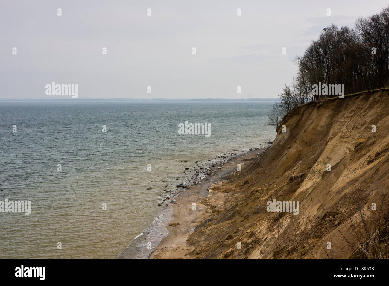 Brodtener Steilküste in der Bucht von lbeck Stockfoto