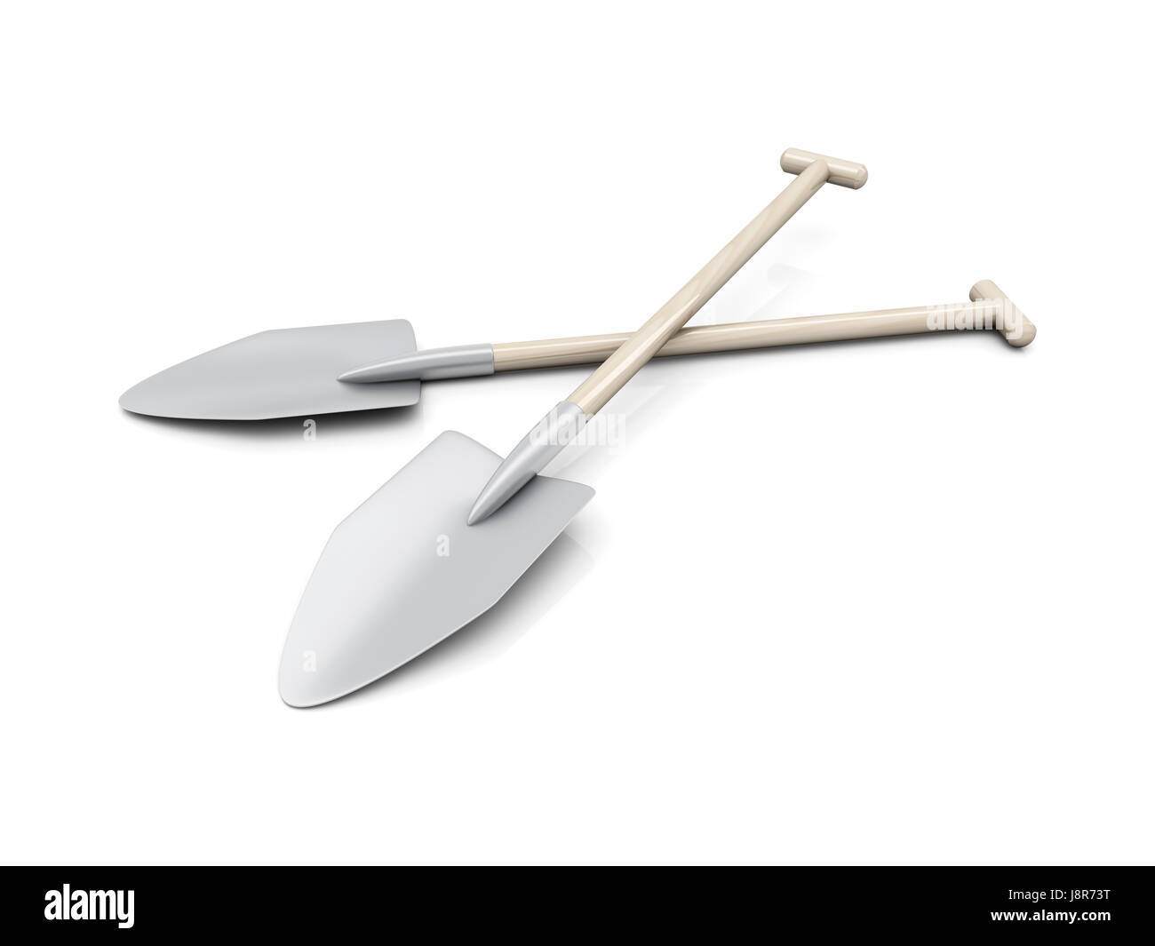 Werkzeug, isoliert, Garten, Illustration, Griff, Digital, Gartenarbeit, Ausrüstung, Stockfoto