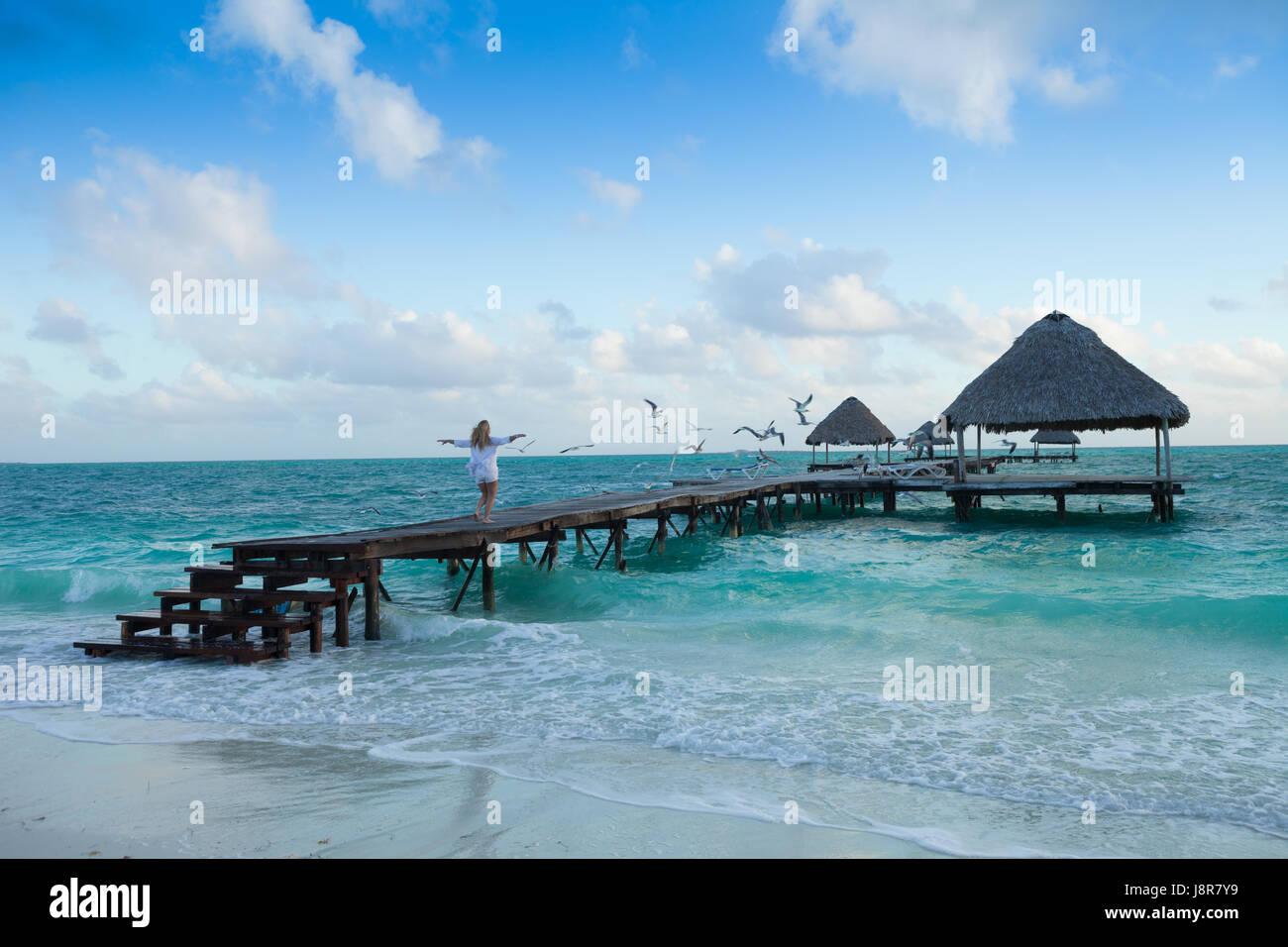 Kuba Cayo Coco beach Stockfoto