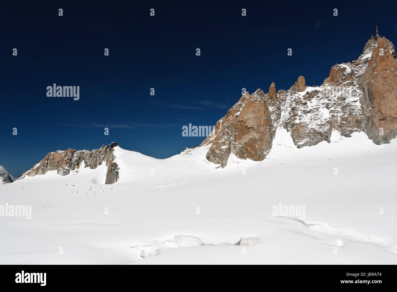 Alpen, Spitze, Spitze, Frankreich, Gletscher, Berg, Natur, Reisen, groß, große, Stockfoto