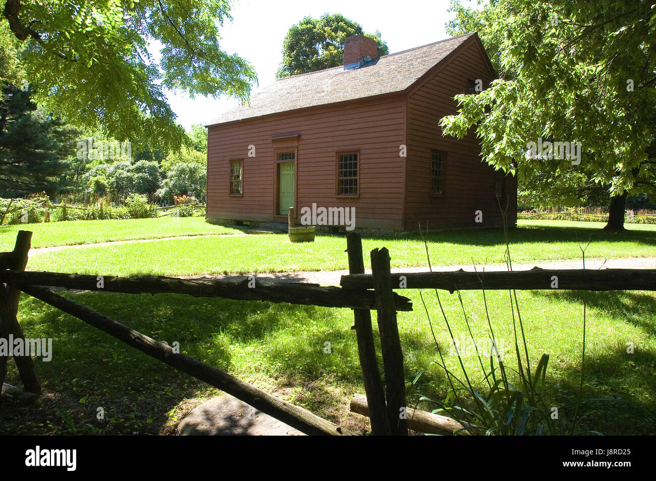 Ethan Allen Homestead und Museum in Burllington, Vermont, USA Stockfoto