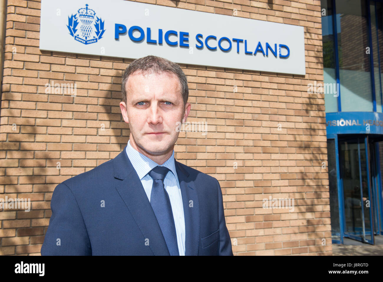 Bild: Michael Matheson Ein neuer Code für die Praxis der Polizei Schottlands über Stopp- und Suchkräfte tritt in Kraft Stockfoto