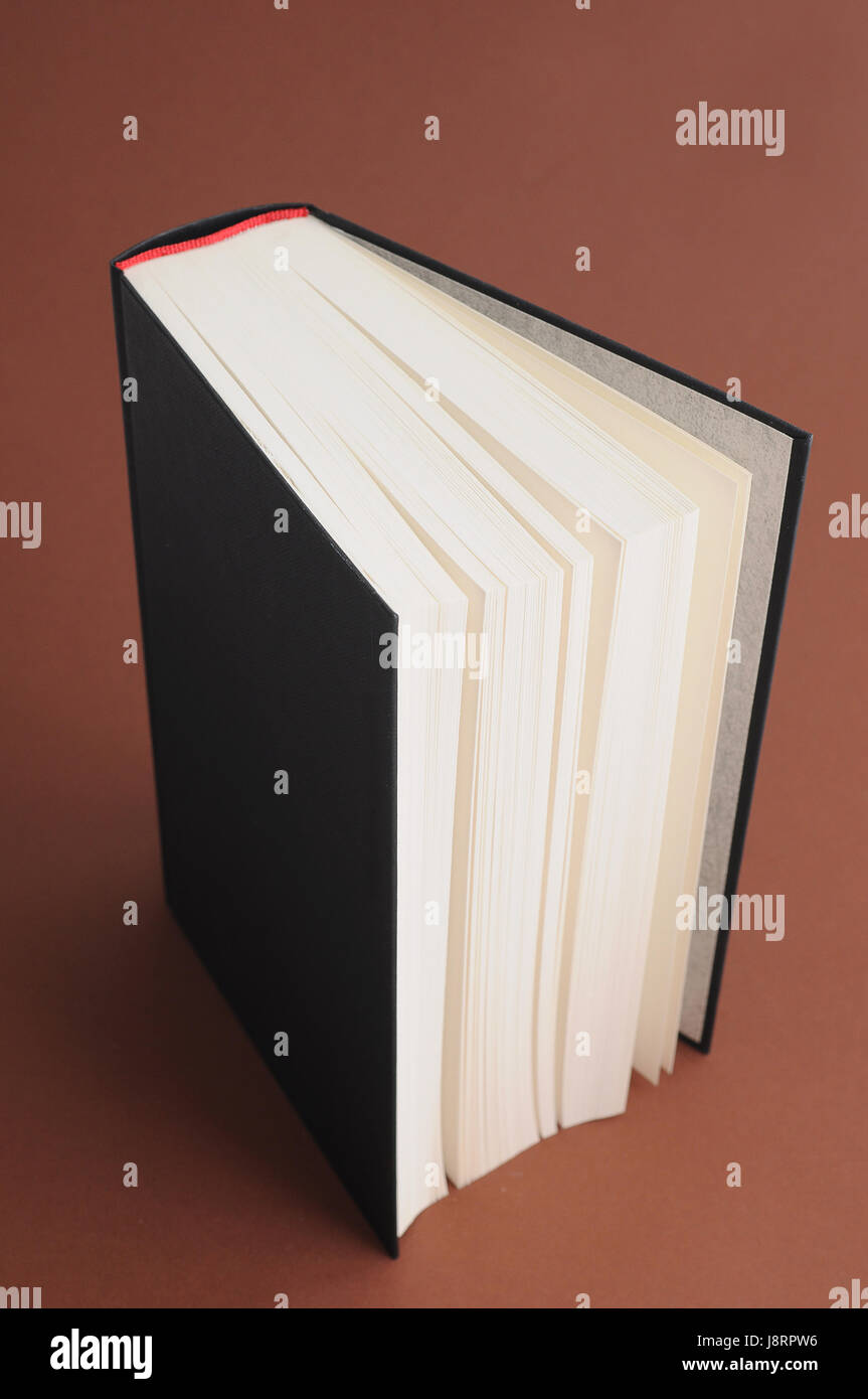Roman, Buchseiten, Seite, Blatt, dick, breit, Fett, scannen, lesen, Buch, Roman, Stockfoto