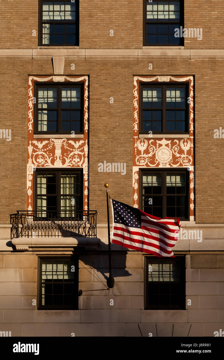 USA, Fassade, Fenster, Objekt, Objekte, architektonische, historische, Ding, Stockfoto