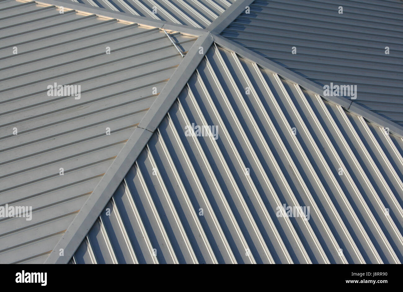 Alu-Dach Stockfoto
