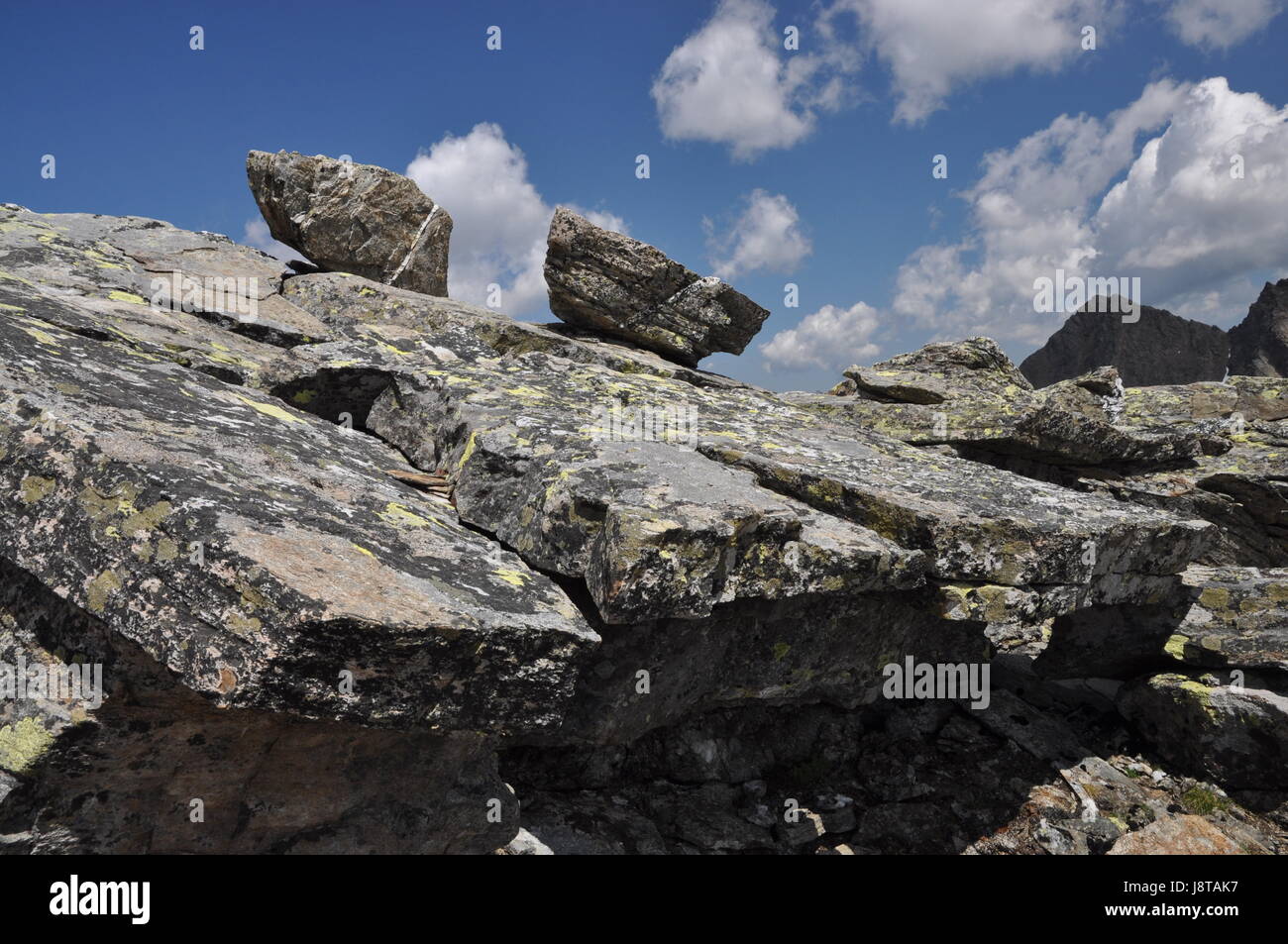 Stein, Fels, Firmament, Himmel, Berg, Natur, Steinen, Wolke, Landschaft, Stockfoto