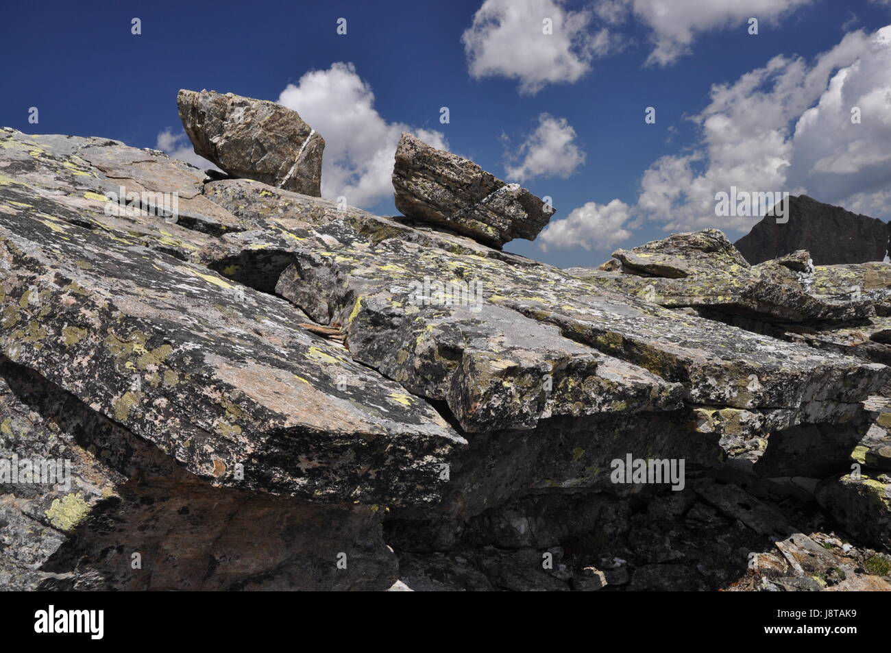 Stein, Fels, Firmament, Himmel, Berg, Natur, Steinen, Wolke, Landschaft, Stockfoto