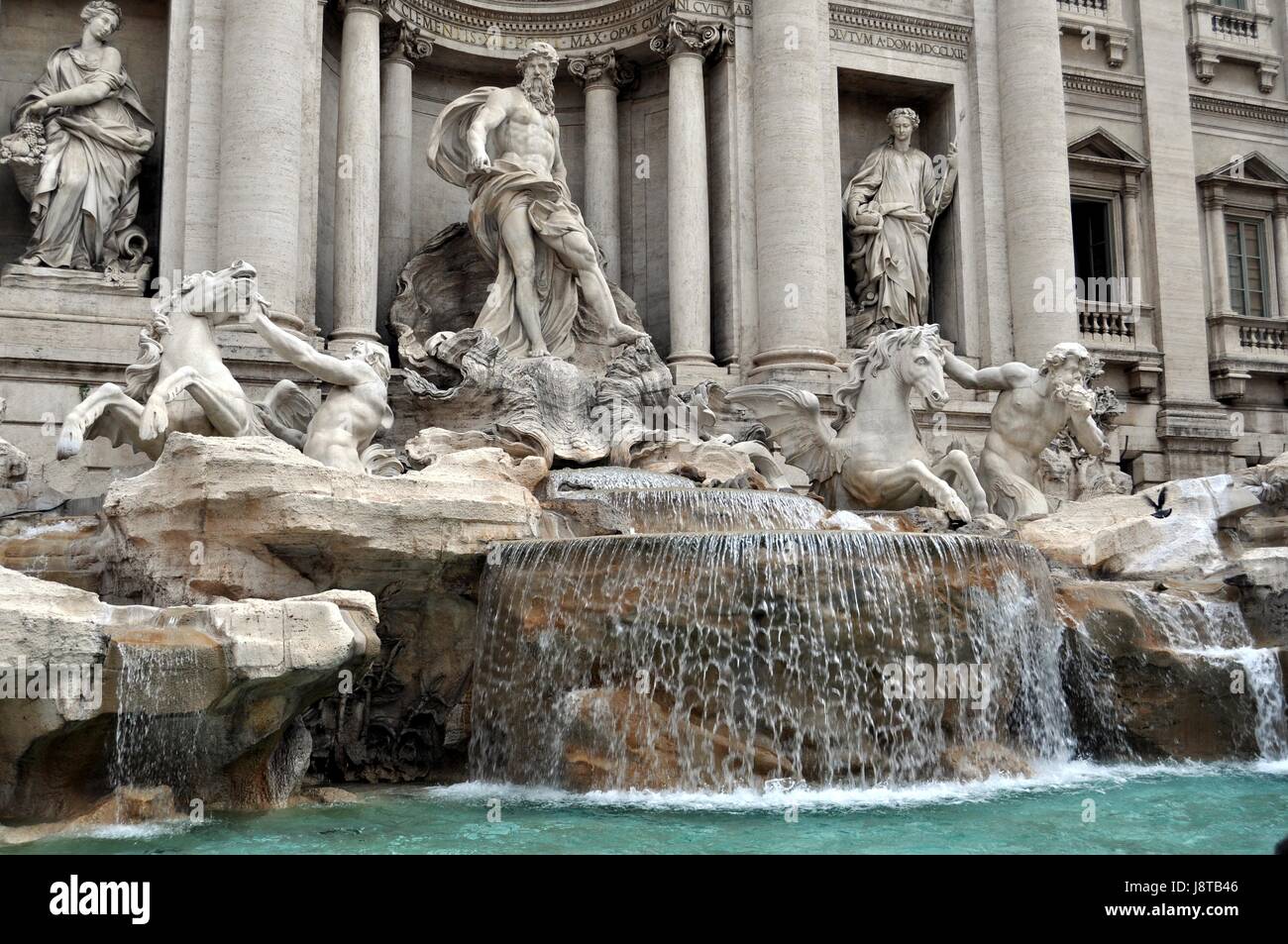 Trevi-Brunnen in Rom Stockfoto