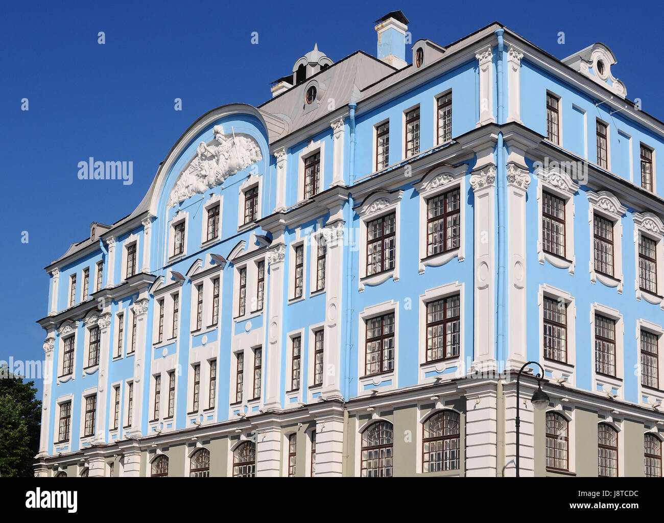 Marine Akademie St.Petersburg Stockfoto