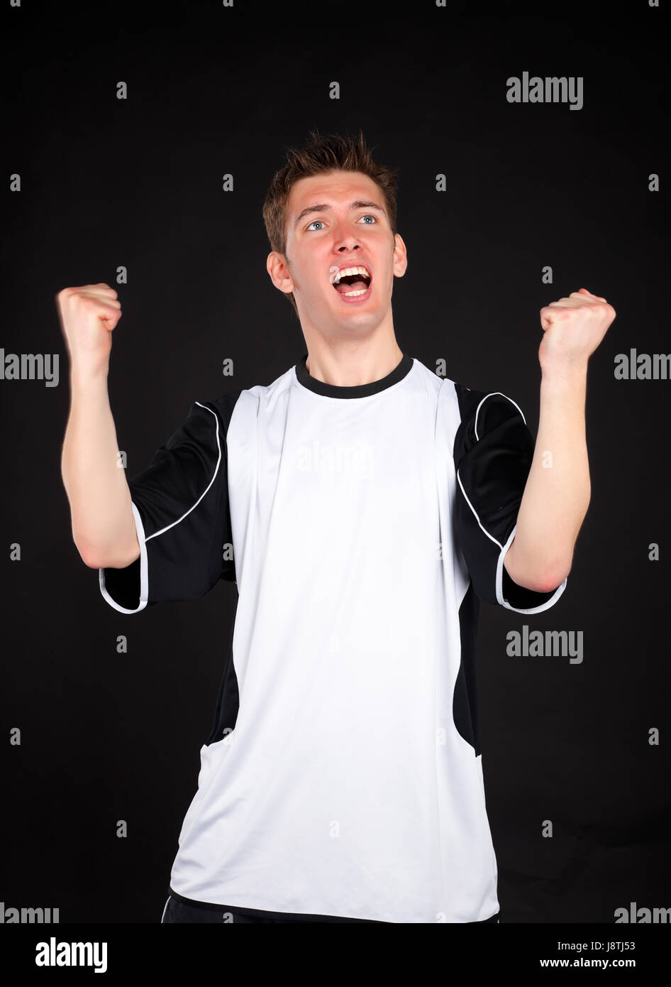 Sport, Sport, Mode, Portrait, feiern, schwelgen, schwelgt, feiert, Stockfoto