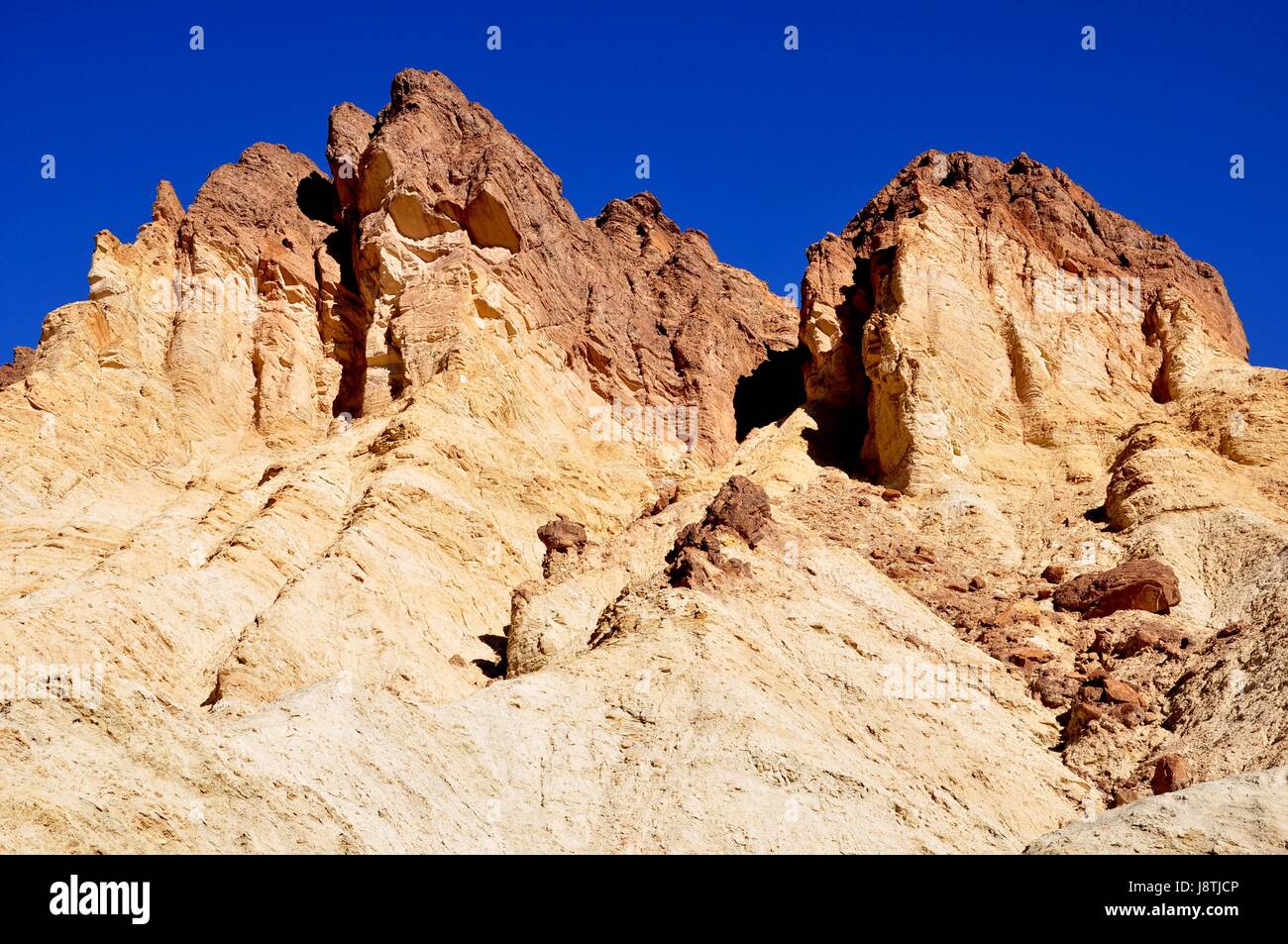 Zabriskie Point im Death Valley Np-2 Stockfoto