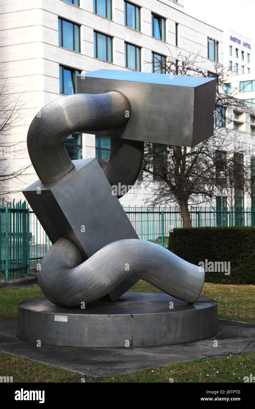 Berlin, Tiergarten, Hercules, Skulptur, Berlin, Bildhauer, abstrakte, Stockfoto