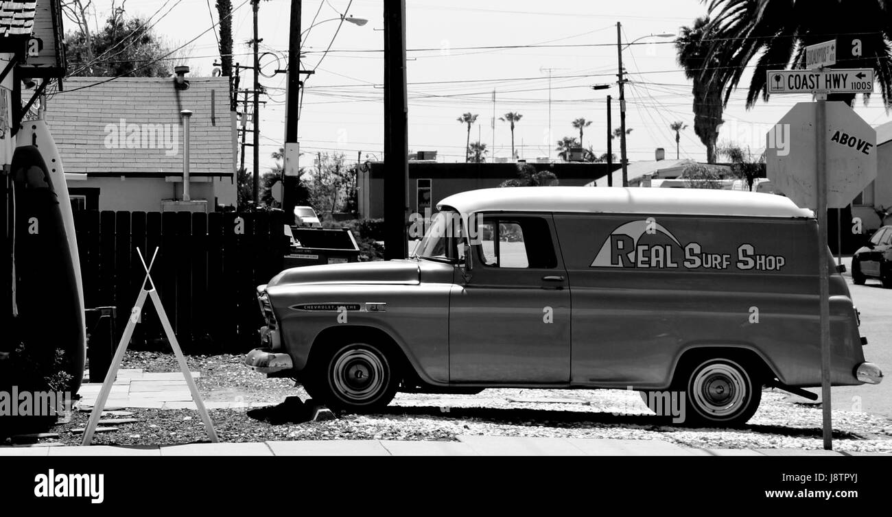 California Surfshop Stockfoto