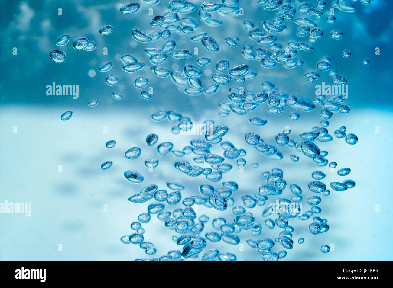 blau, liquid, abstrakte, sauber, Luft, Hintergrund, Hintergrund, Flüssigkeit, Blase, blau, Stockfoto