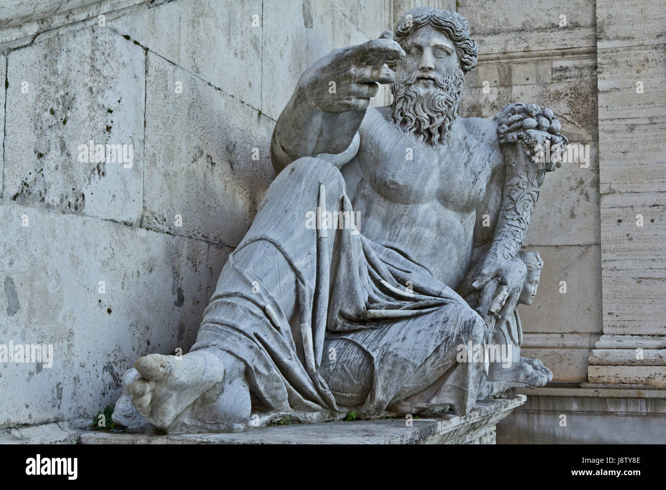 Statue, Rom, Roma, Geschichte, antike, Struktur, Italien, Denkmal, Statue, Stockfoto