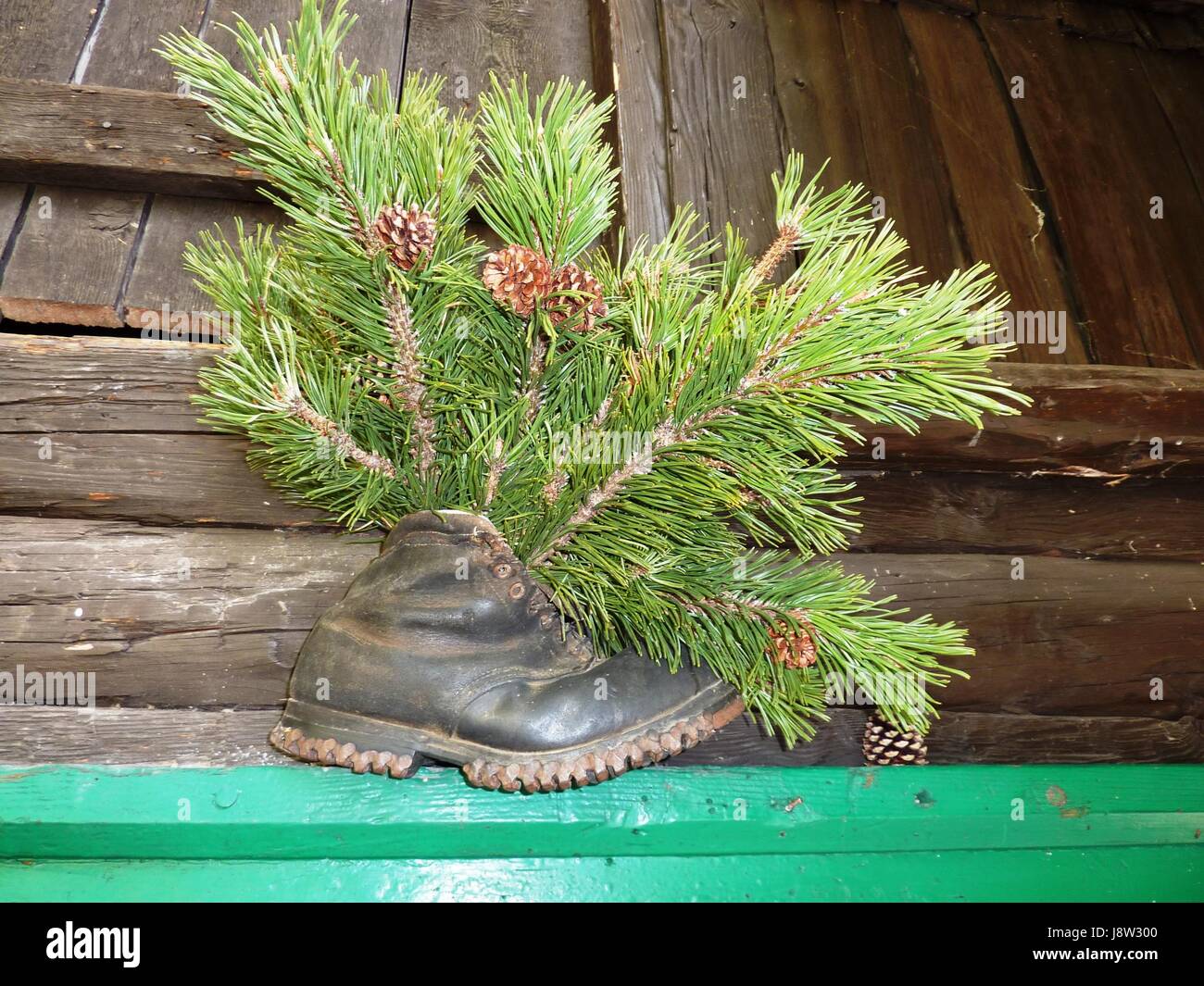 Lone Wolf, verbrauchten, stillgelegten, einsame, unbrauchbar, allein, einsam, alte, einsame Stockfoto