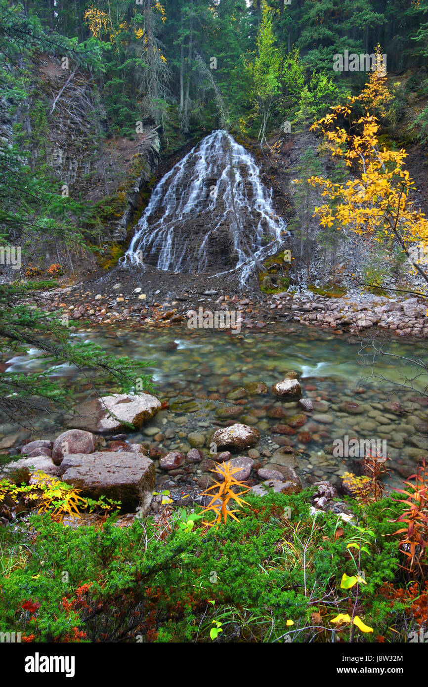 Park, Wasserfall, Schlucht, national, fällt, Lüfter, Leuchten, glänzt, hell, lucent, Stockfoto