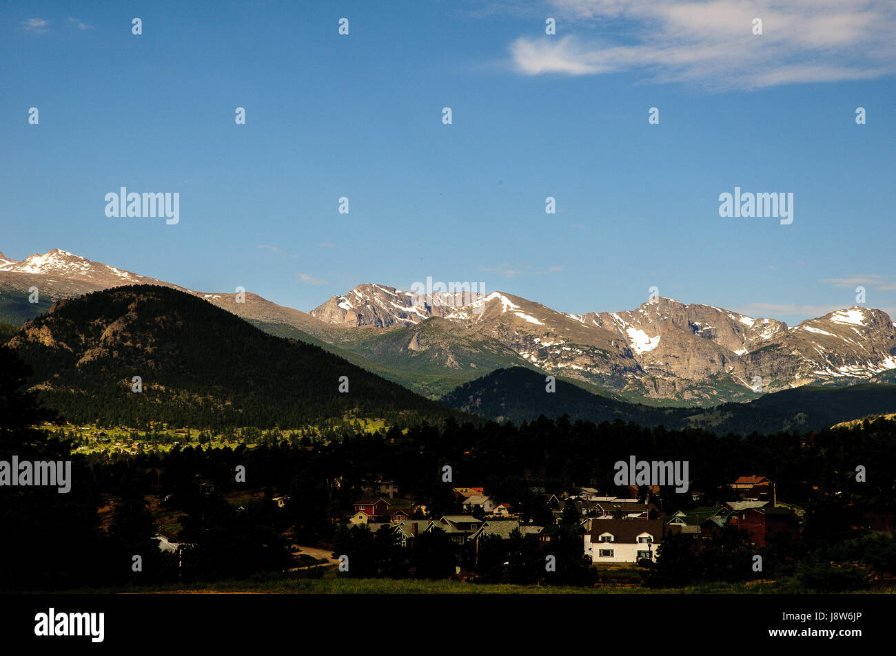 Malerische Aussicht auf die Rocky Mountains, Colorado, USA Stockfoto