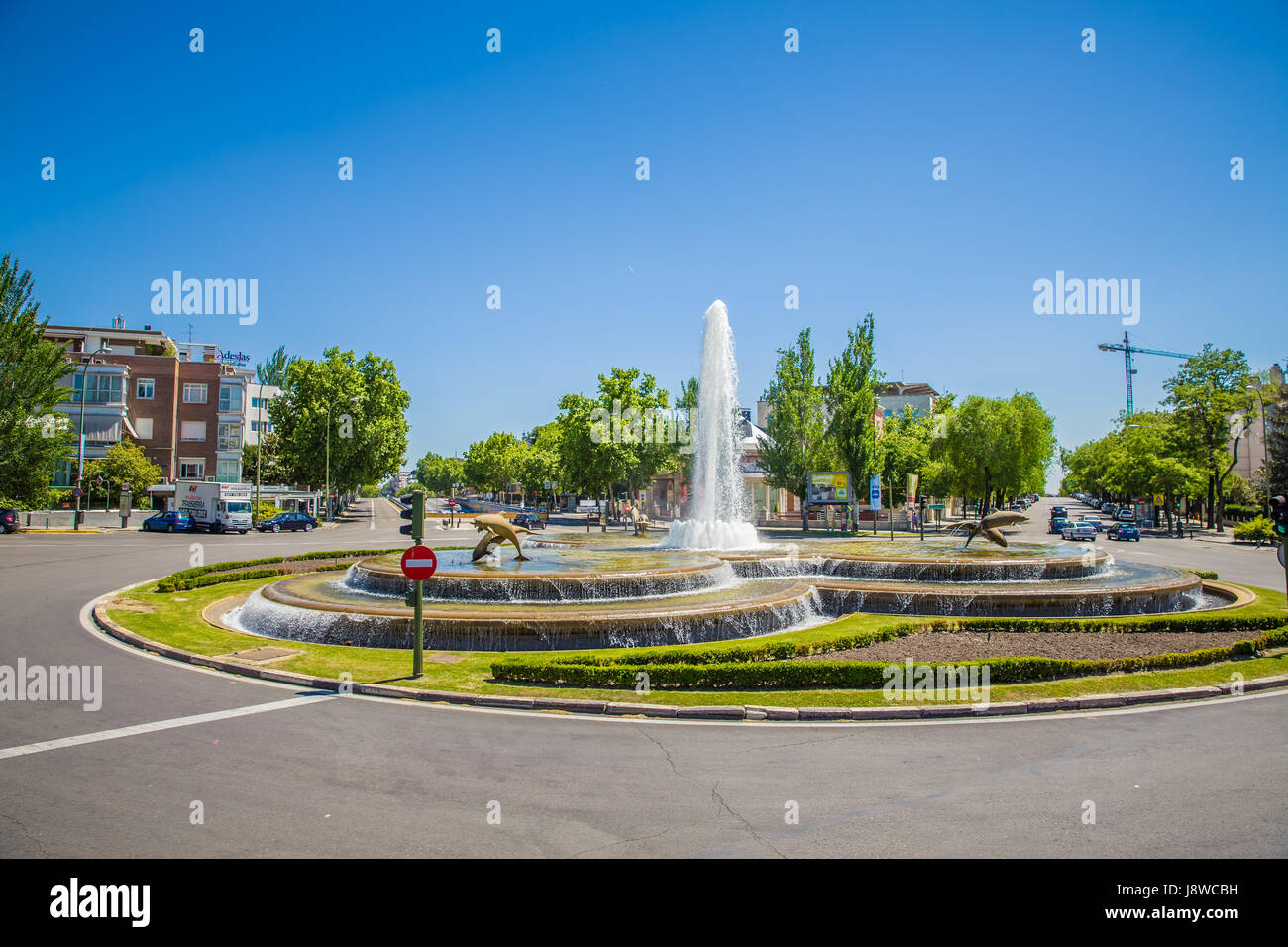 Madrid, Spanien - 15. Mai 2015, Walking Trog der Stadt von Madrid Stockfoto