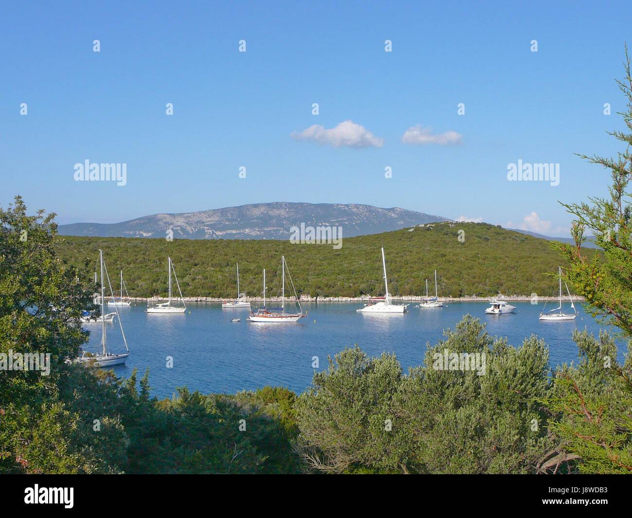Kroatien, Archipel, Salzwasser, Meer, Ozean, Wasser, blau, Kroatien, Stockfoto