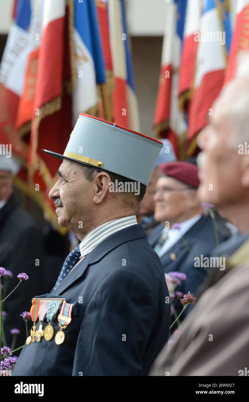 "Harkis Day" Feier in La Gijon, in der Nähe von Lyon (Südost-Frankreich) Stockfoto