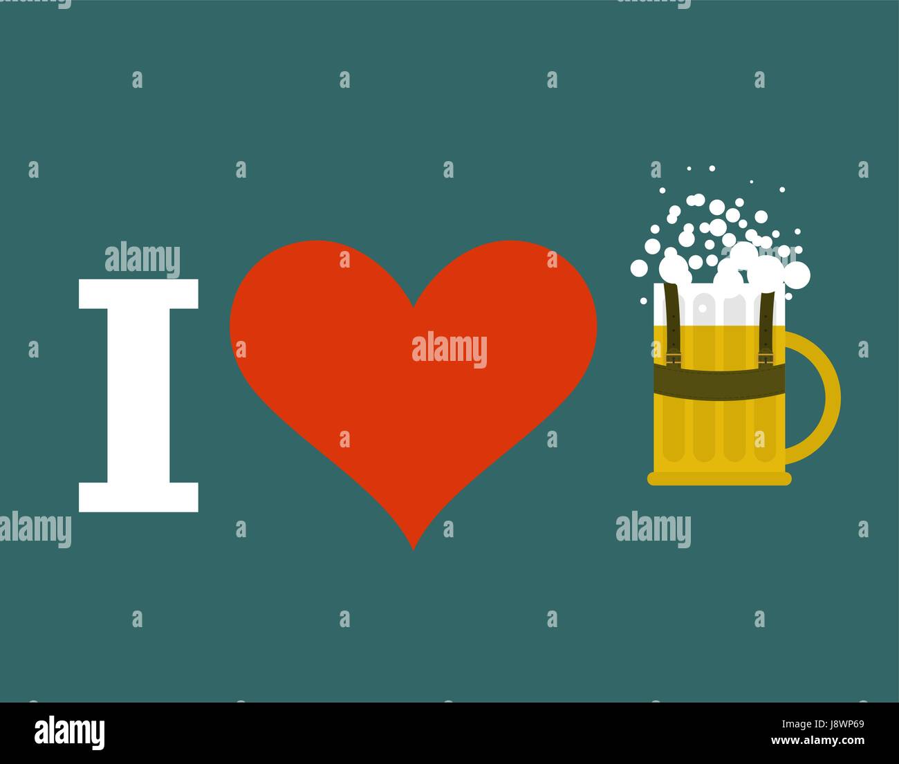 Ich Liebe Bier Stockfotos und bilder Kaufen Alamy