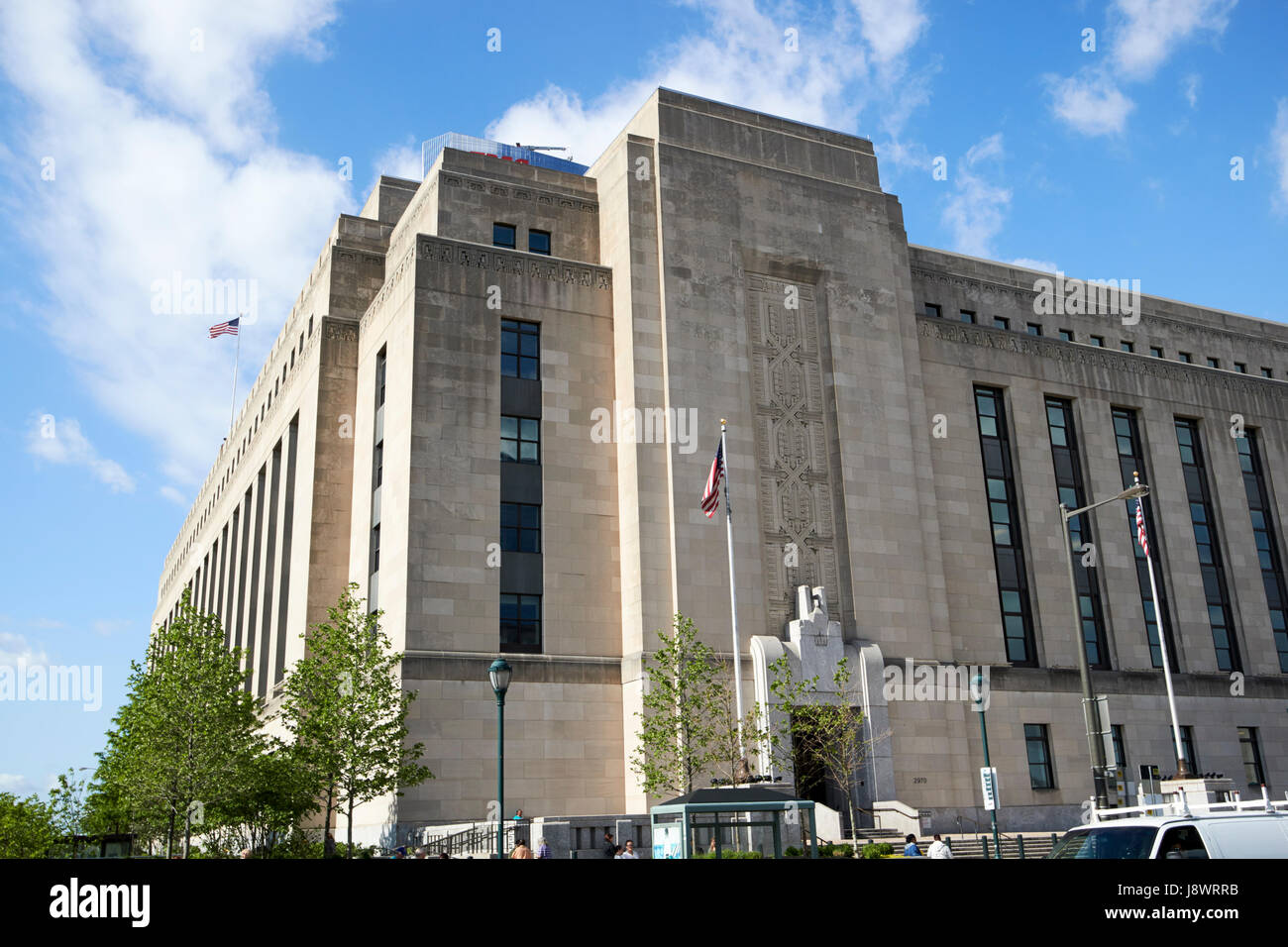 United States Post Office Hauptast Philadelphia USA Stockfoto
