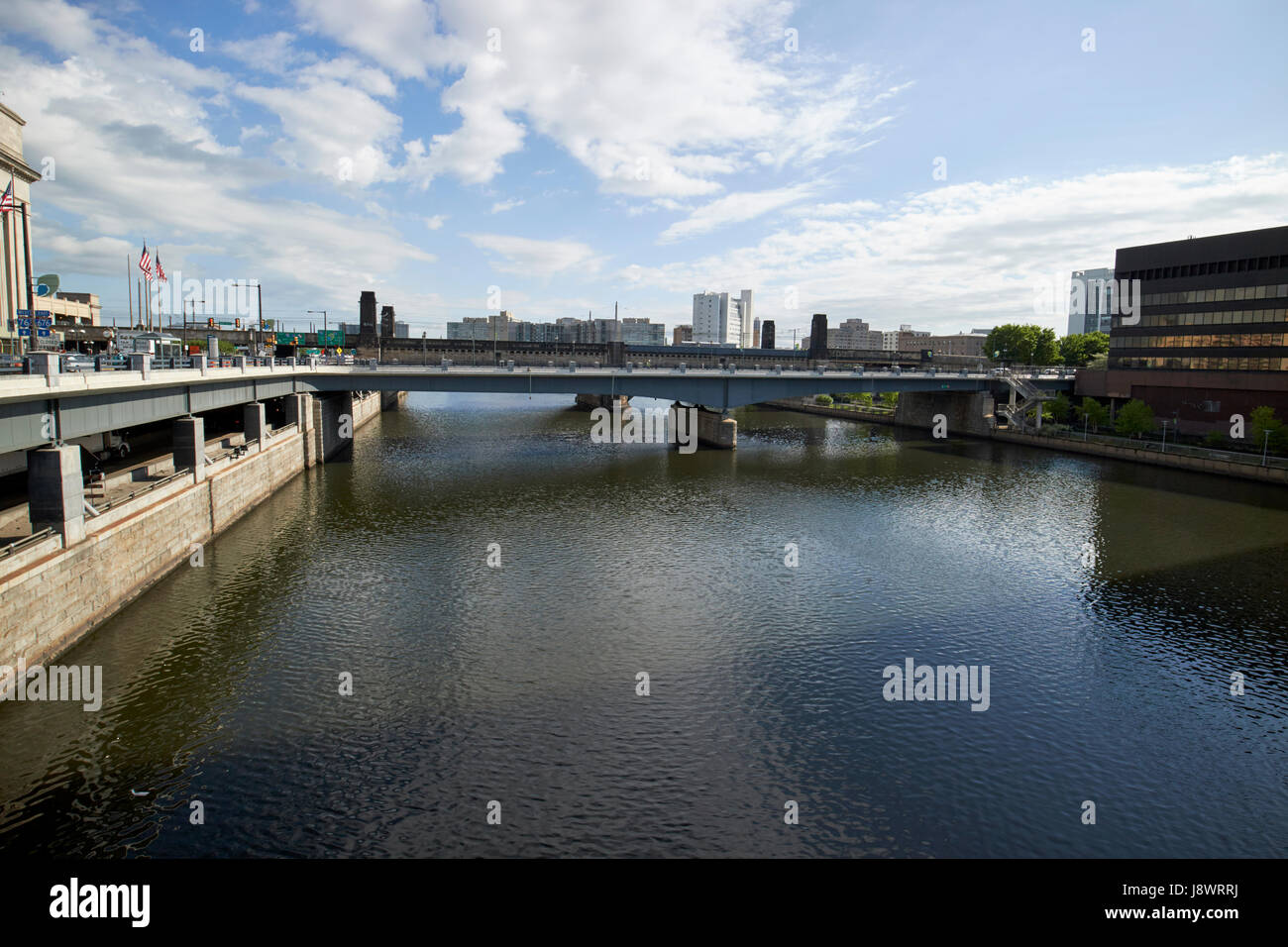 Schuylkill River am 30th Street Philadelphia USA Stockfoto