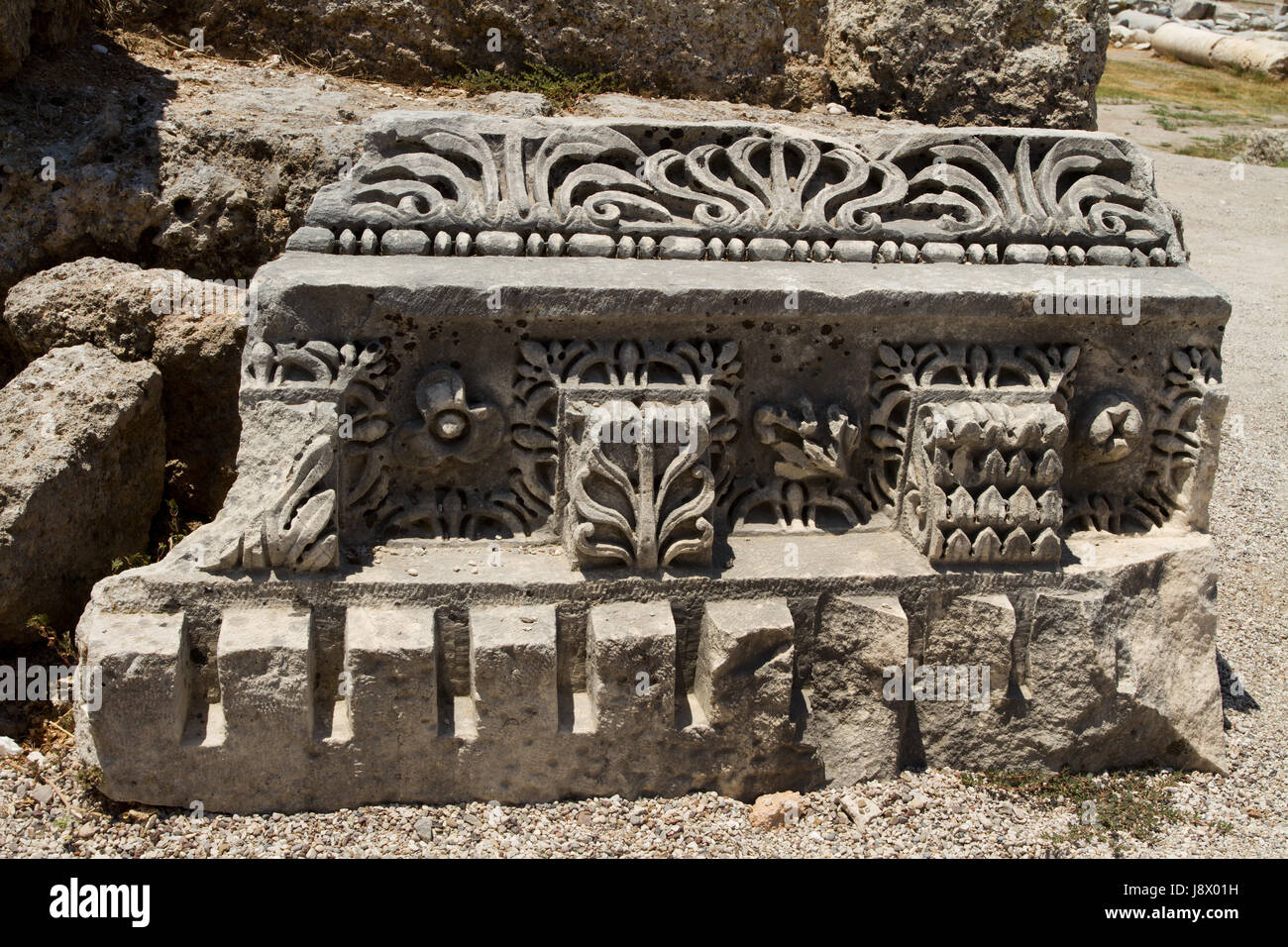 antike Stadt Perge in der Nähe von Antalya - Türkei Stockfoto