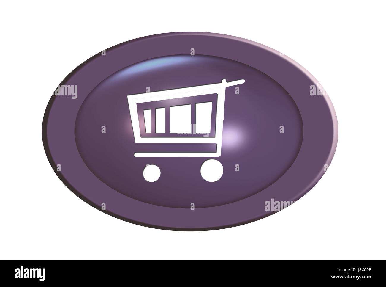 Schaltfläche "Online-Shop" Stockfoto