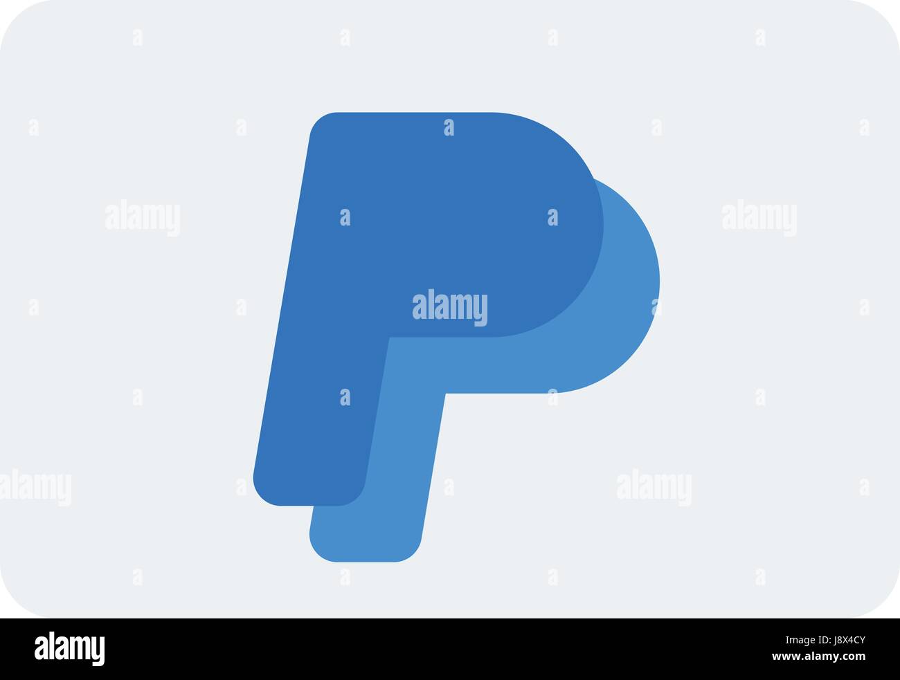 PayPal-Karte Stock Vektor