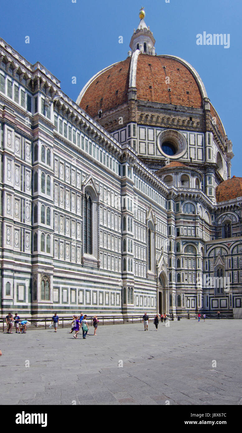 Kathedrale, Besichtigung, Toskana, Florenz, Weltkulturerbe, Geschichte, Stockfoto