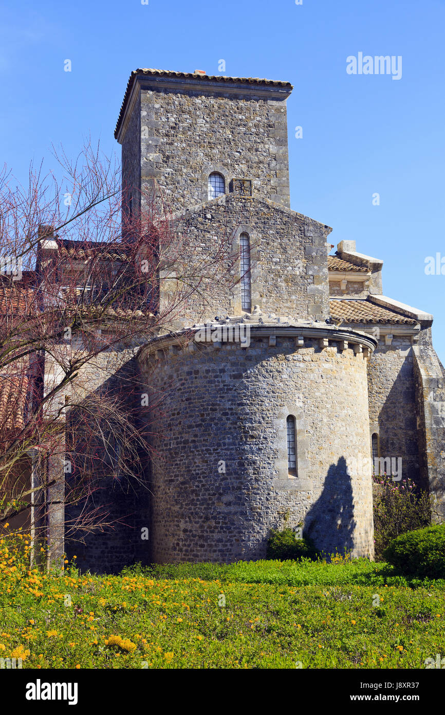 9. Jahrhundert karolingischen Oratorium, Germigny des Prés, La Loiret, Frankreich Stockfoto