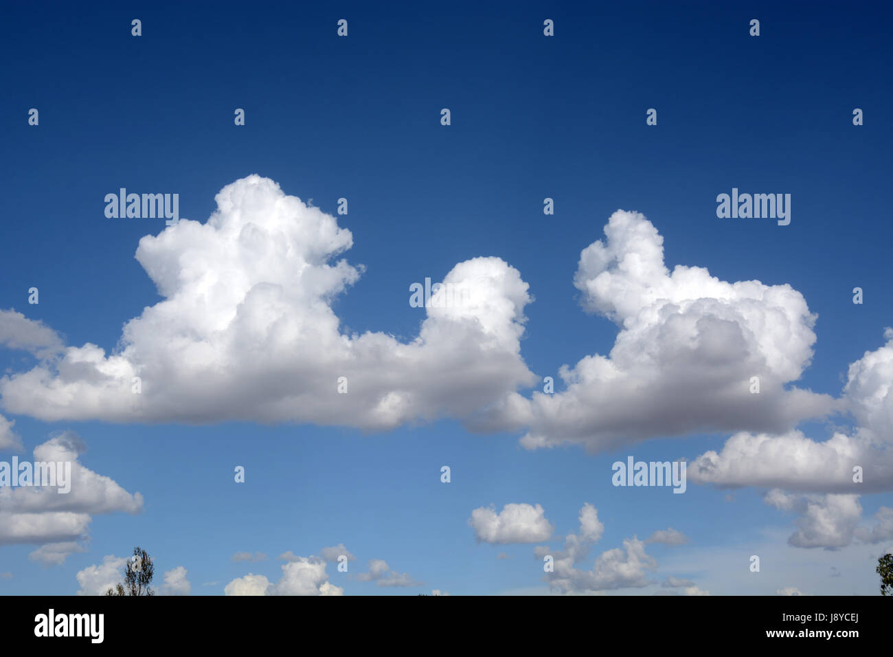 Wolkenformationen, Nairobi, Kenia Stockfoto