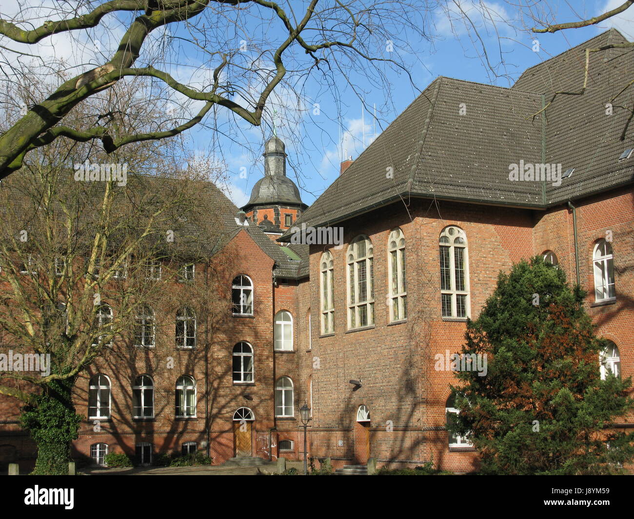 Schutz von historischen Gebäuden und Denkmälern, Ort, Stadt, Deutschland, Deutsch Stockfoto