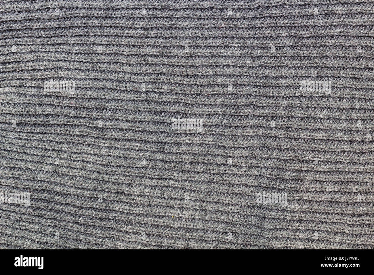 Hintergrund grau Muster stricken Wolle Textur Stockfoto