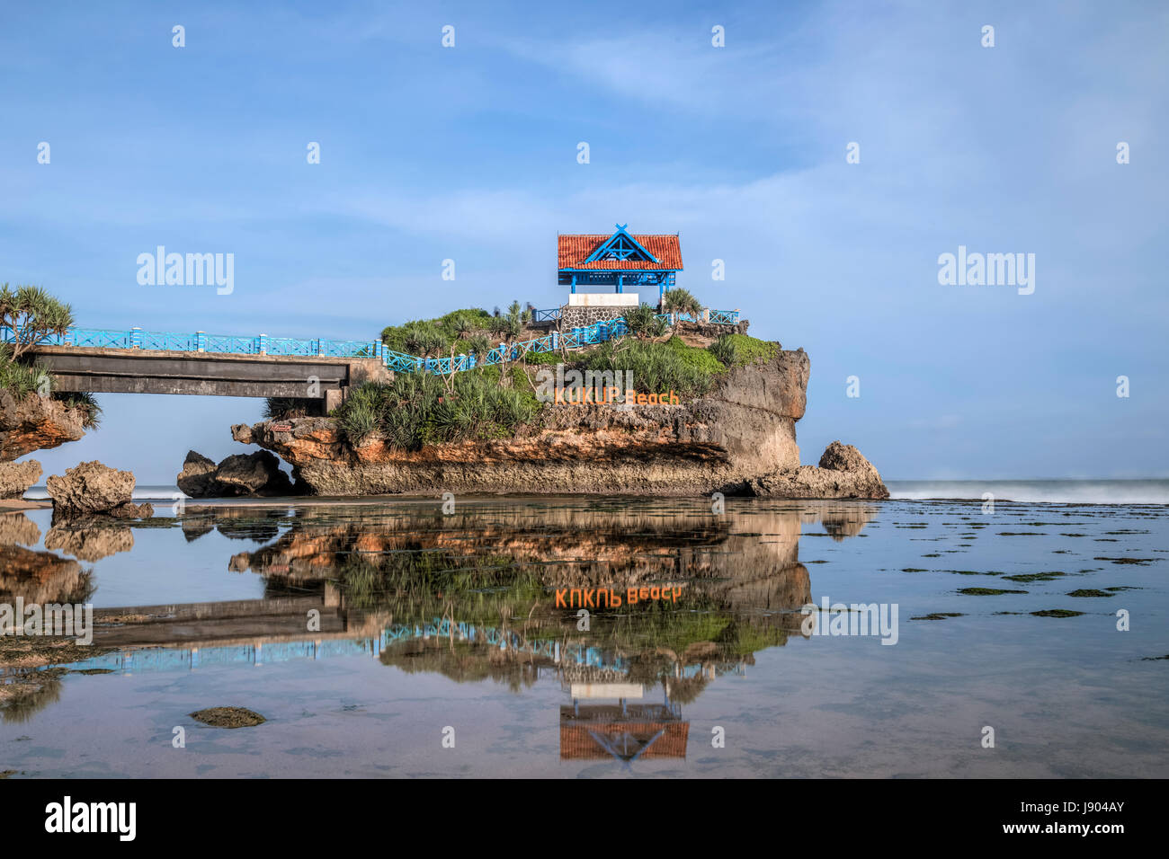 Kukup Strand, Yogyakarta, Java, Indonesien, Asien Stockfoto