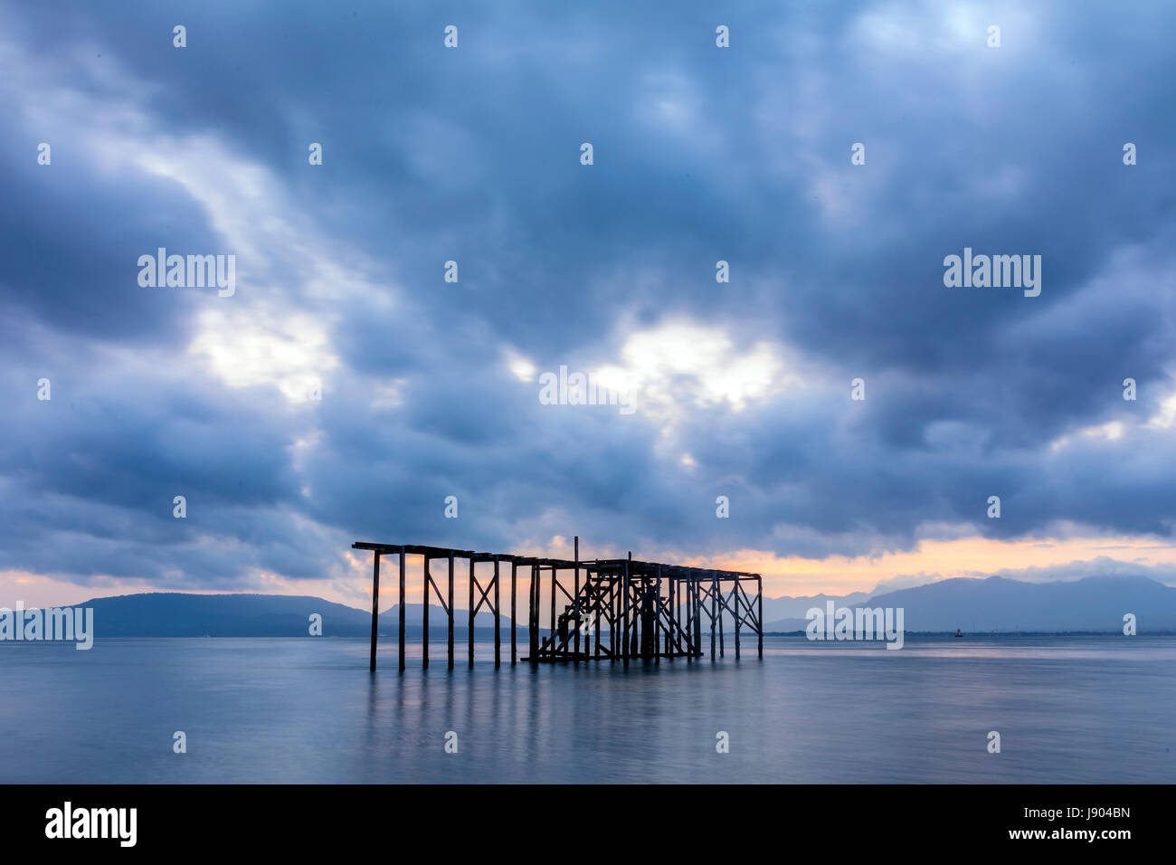 Ketapang Strand, Java, Indonesien, Asien Stockfoto