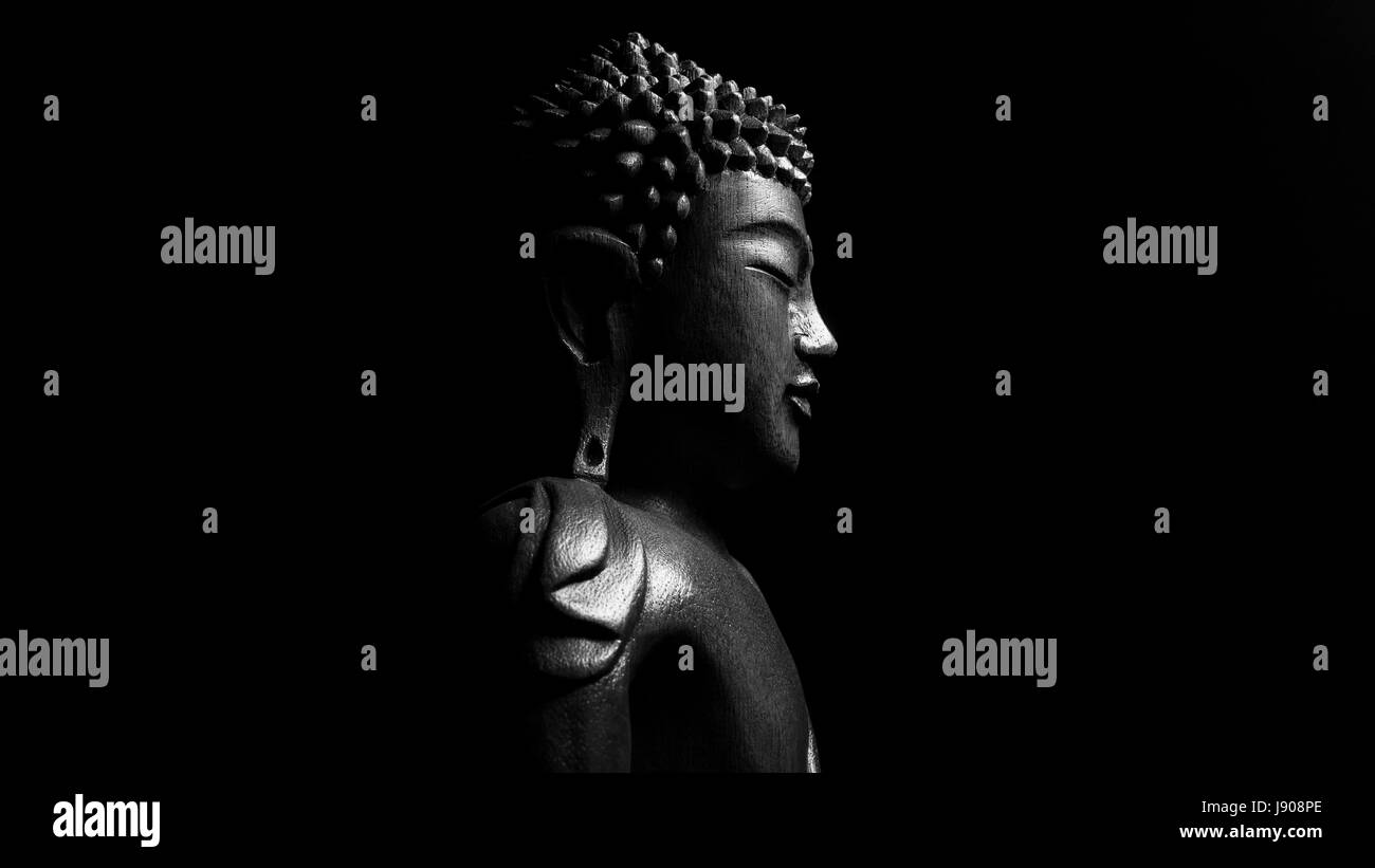 Buddha Skulptur 佛/像/佛像 Stockfoto