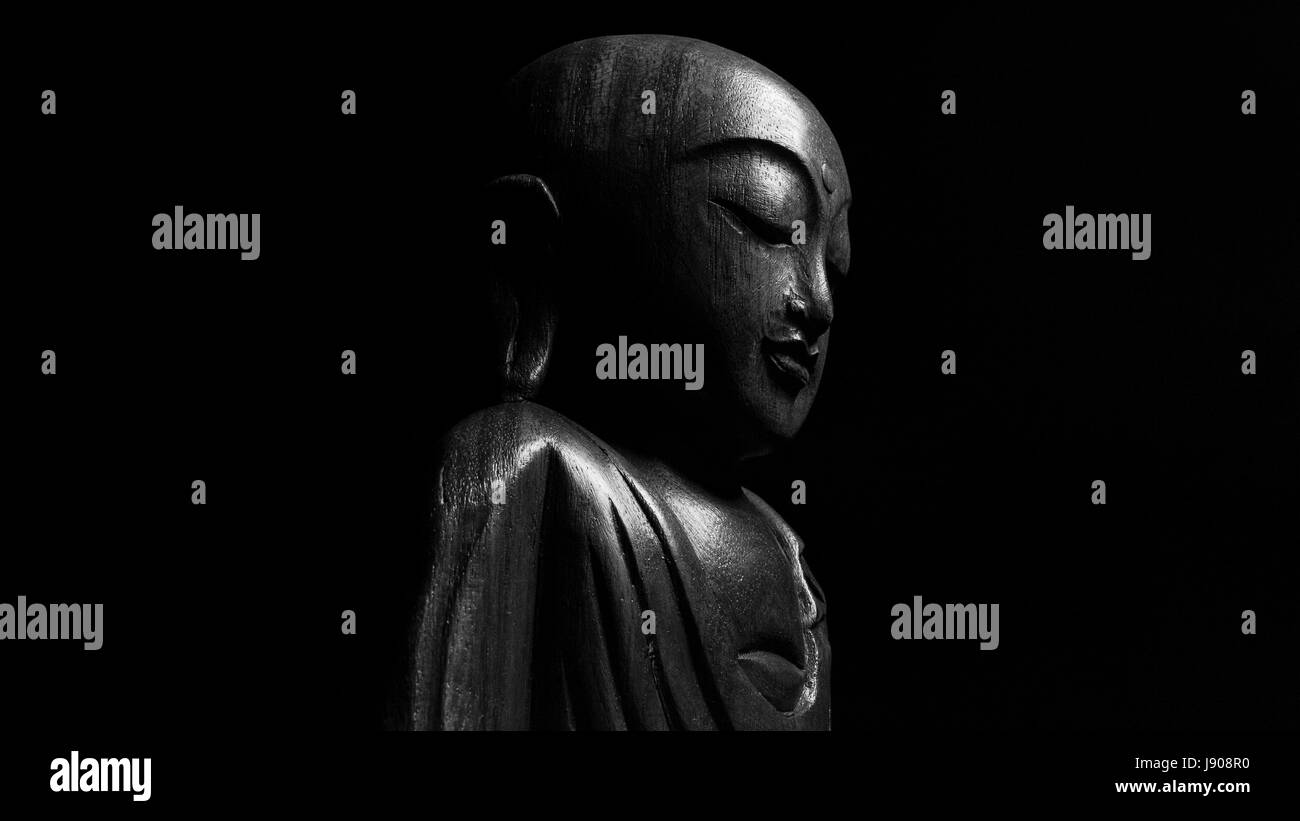 Ksitigarbha Skulptur 地藏王/菩薩/地藏王菩薩/地藏菩薩/像 Stockfoto