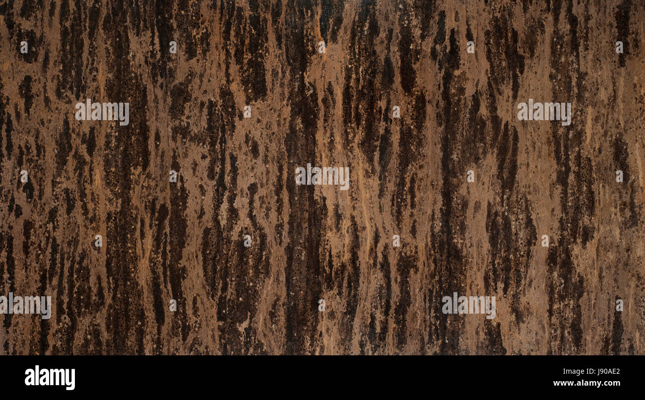 Braune Marmor Stein Fliesen wie ein Tabak-Blatt-Textur Stockfoto