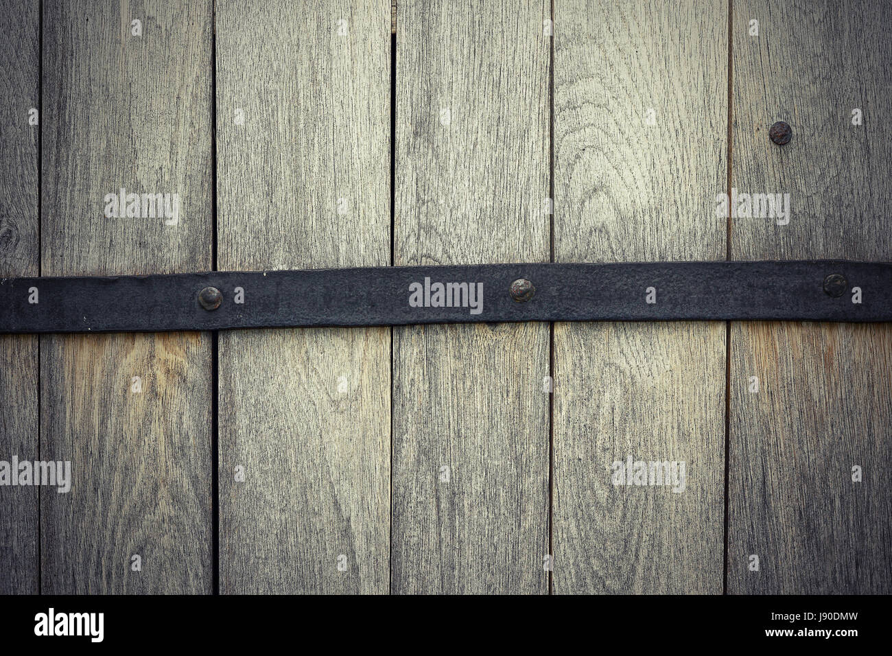 Detail auf Eiche Holztür, Textur für Ihr design Stockfoto