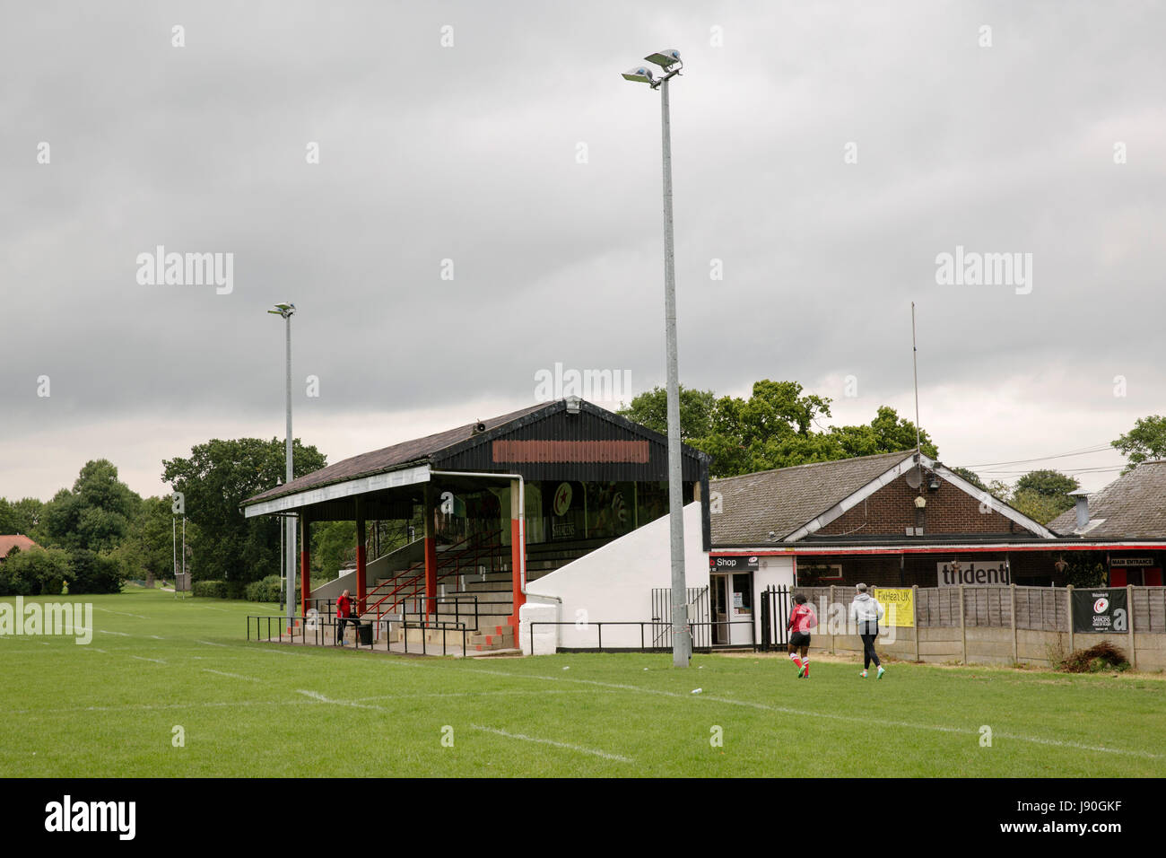 Das Saracens Rugby-Trainingsgelände. Stockfoto