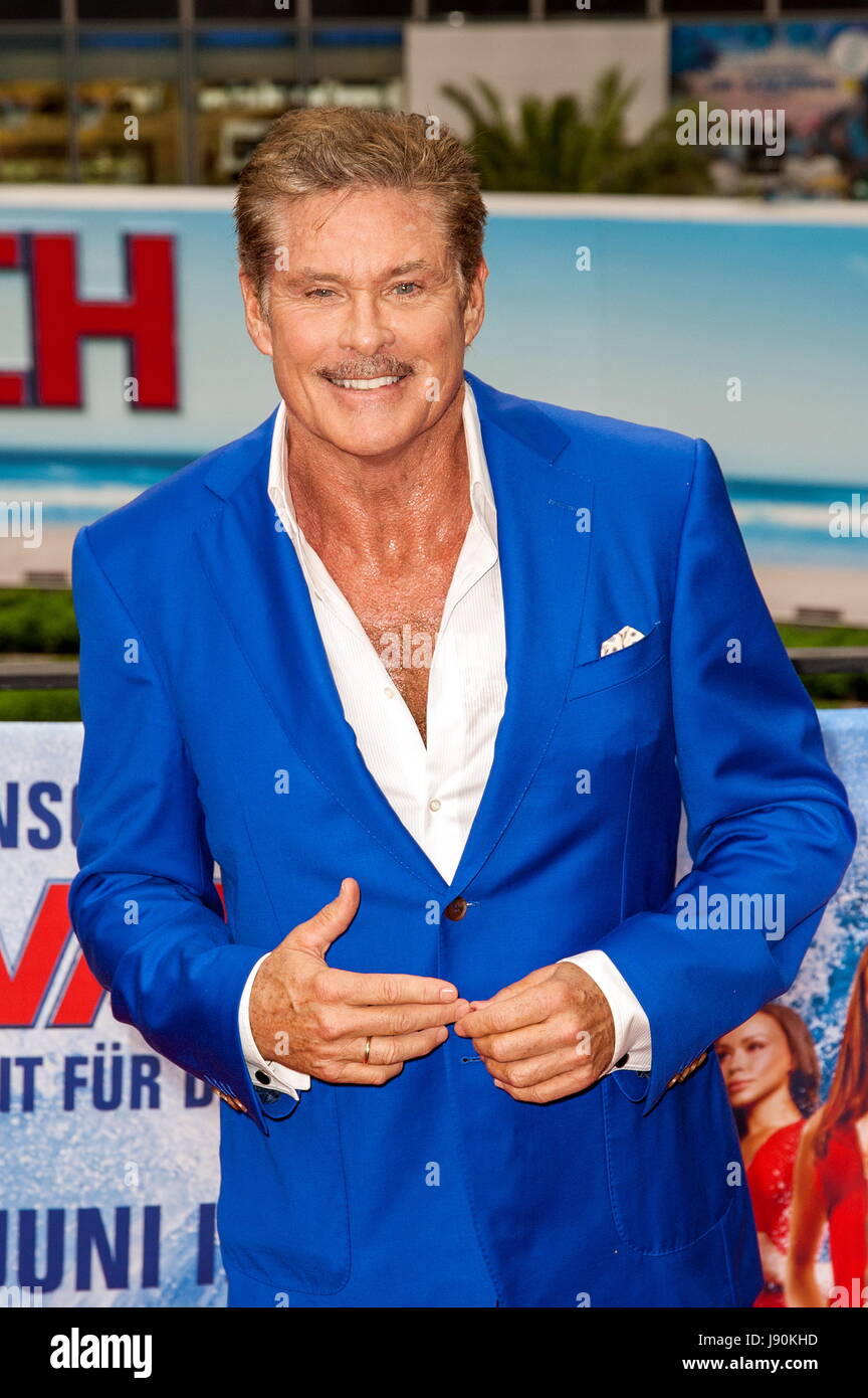 Berlin, Deutschland. 30. Mai 2017. David Hasselhoff "Baywatch" Photocall, Berlin, Deutschland - 30. Mai 2017 Credit: MichaelTimm/von Angesicht zu Angesicht MediaPunch/Alamy Live News Stockfoto