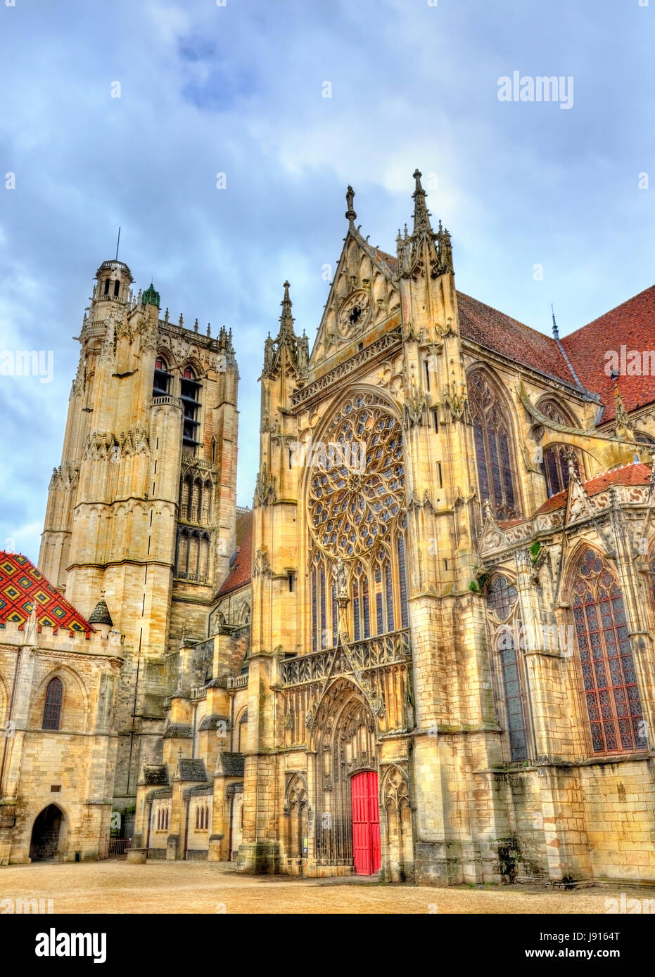 Kathedrale Saint-Étienne in Sens - Frankreich Stockfoto