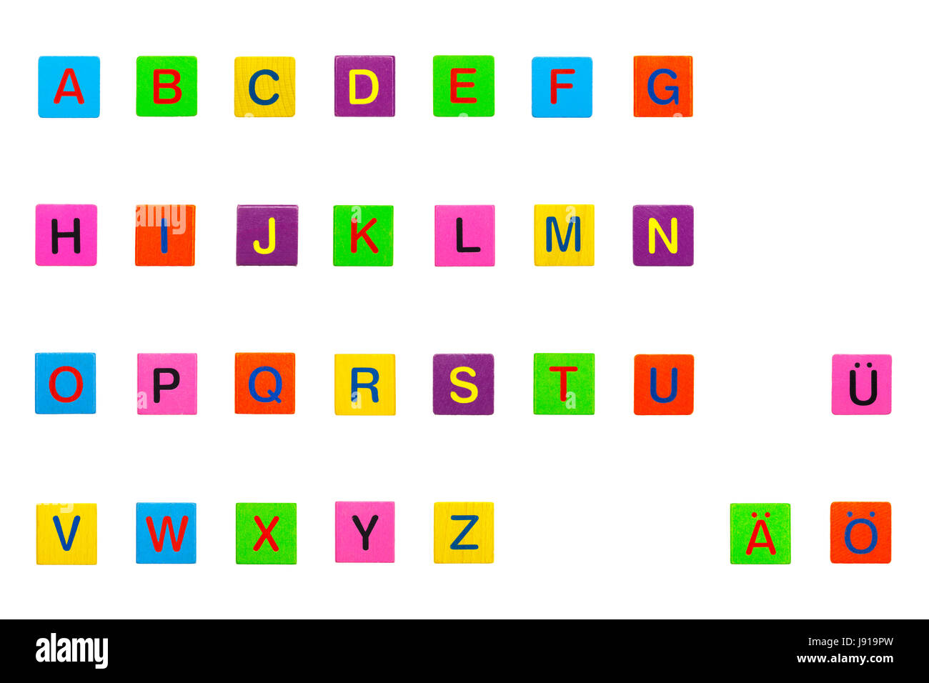 Alphabet, ABC, Postulat, Anspruch, Buchstaben Suppe, Zeichen, Signal, Holz, farbig, Stockfoto