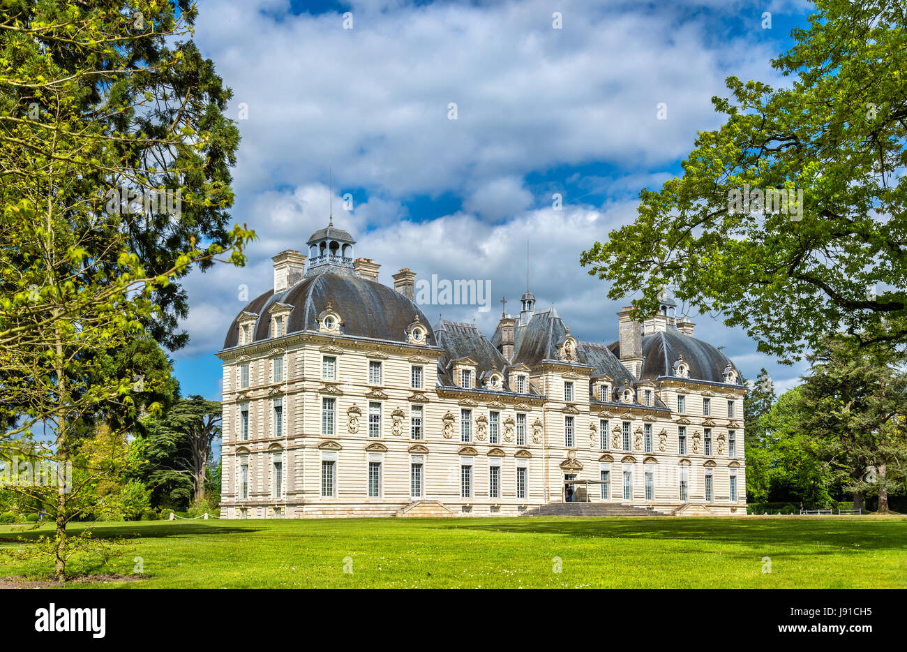 Chateau de Cheverny, eines der Schlösser der LoireTal in Frankreich